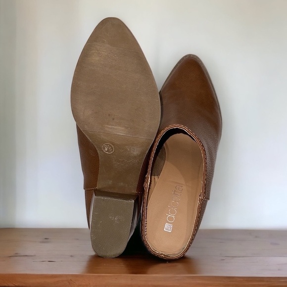 Dolcetta brown vegan leather bootie mules Women’s Sz 9.5 - Picture 14 of 16
